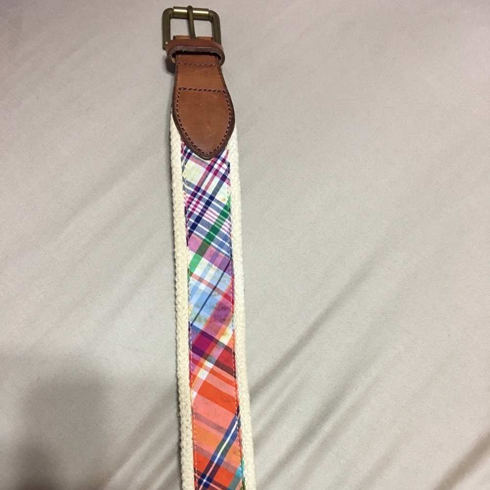 Madras Ralph Lauren Polo belt